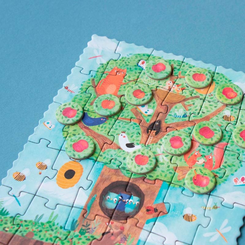 Tiny Puzzle de 36 piezas Pommier - Aúpa Organics