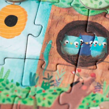 Tiny Puzzle de 36 piezas Pommier - Aúpa Organics