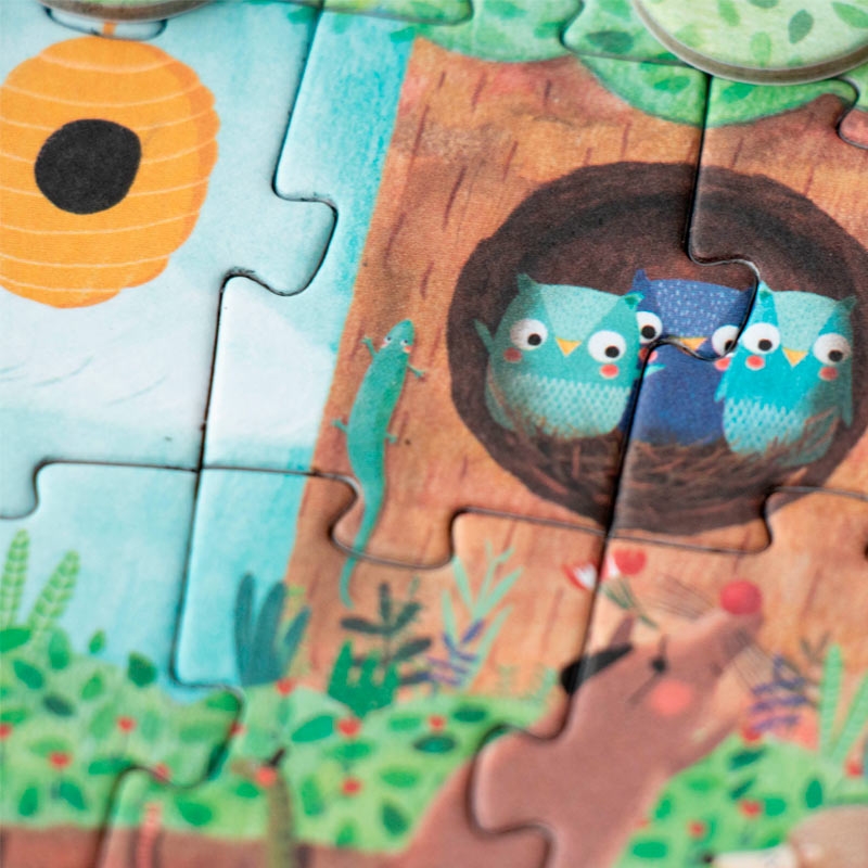 Tiny Puzzle de 36 piezas Pommier - Aúpa Organics