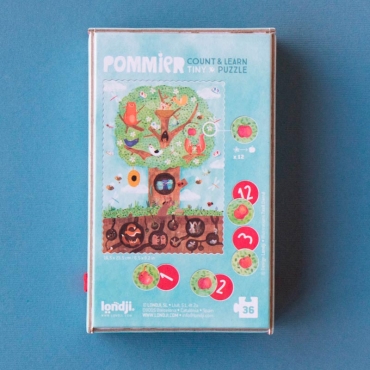 Tiny Puzzle de 36 piezas Pommier - Aúpa Organics