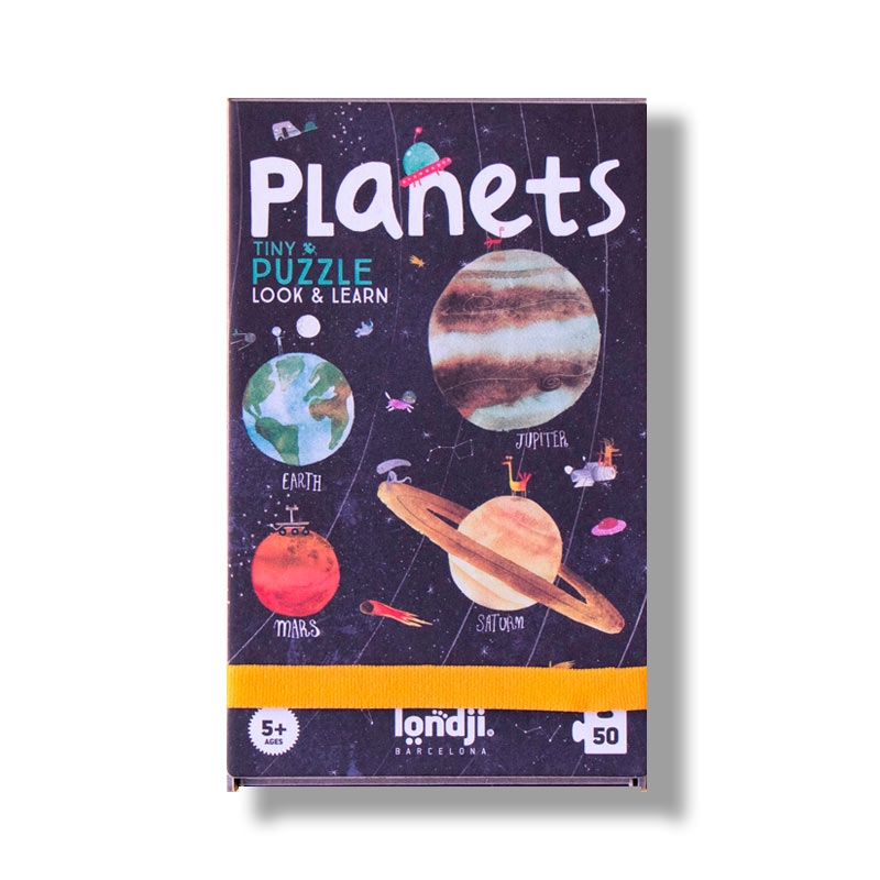 Tiny Puzzle de 50 piezas Planets - Aúpa Organics
