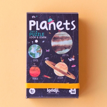 Tiny Puzzle de 50 piezas Planets - Aúpa Organics