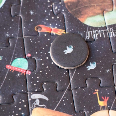 Tiny Puzzle de 50 piezas Planets - Aúpa Organics