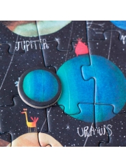 Tiny Puzzle de 50 piezas Planets - Aúpa Organics