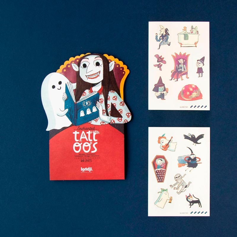 Calcomanías Infantiles Tattoos Characters de Londji - Aúpa Organics