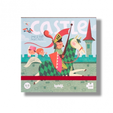 Puzzle de 100 piezas Castle de Londji de Bolsillo - Aúpa Organics