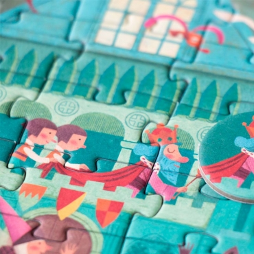 Puzzle de 100 piezas Castle de Londji de Bolsillo - Aúpa Organics