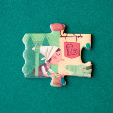 Puzzle de 100 piezas Castle de Londji de Bolsillo - Aúpa Organics