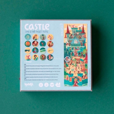 Puzzle de 100 piezas Castle de Londji de Bolsillo - Aúpa Organics