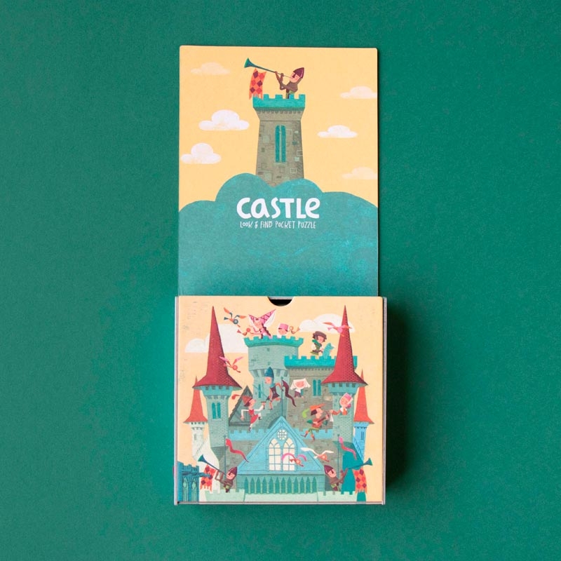 Puzzle de 100 piezas Castle de Londji de Bolsillo - Aúpa Organics