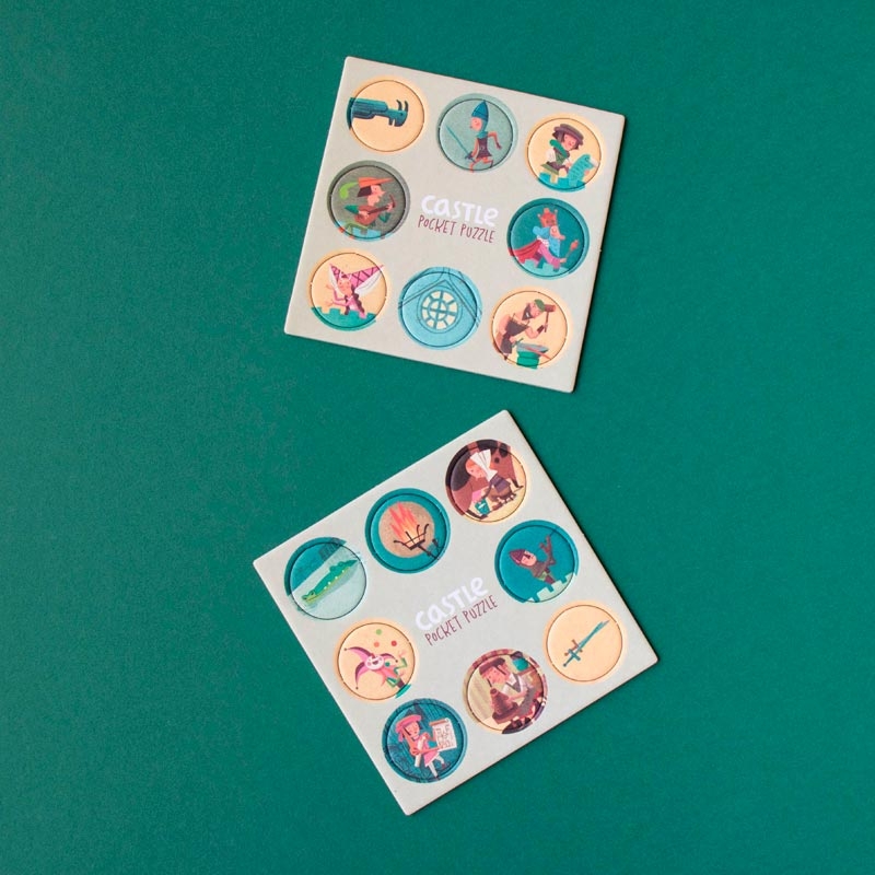 Puzzle de 100 piezas Castle de Londji de Bolsillo - Aúpa Organics