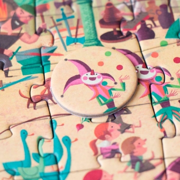 Puzzle de 100 piezas Castle de Londji de Bolsillo - Aúpa Organics