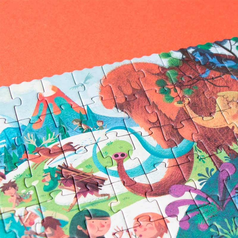 Puzzle de 100 piezas Mamut de Londji de Bolsillo - Aúpa Organics