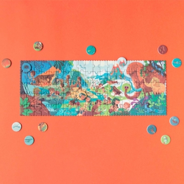 Puzzle de 100 piezas Mamut de Londji de Bolsillo - Aúpa Organics