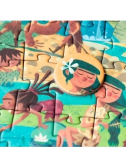 Puzzle de 100 piezas Mamut de Londji de Bolsillo - Aúpa Organics