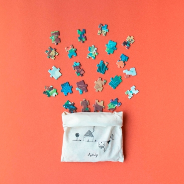 Puzzle de 100 piezas Mamut de Londji de Bolsillo - Aúpa Organics