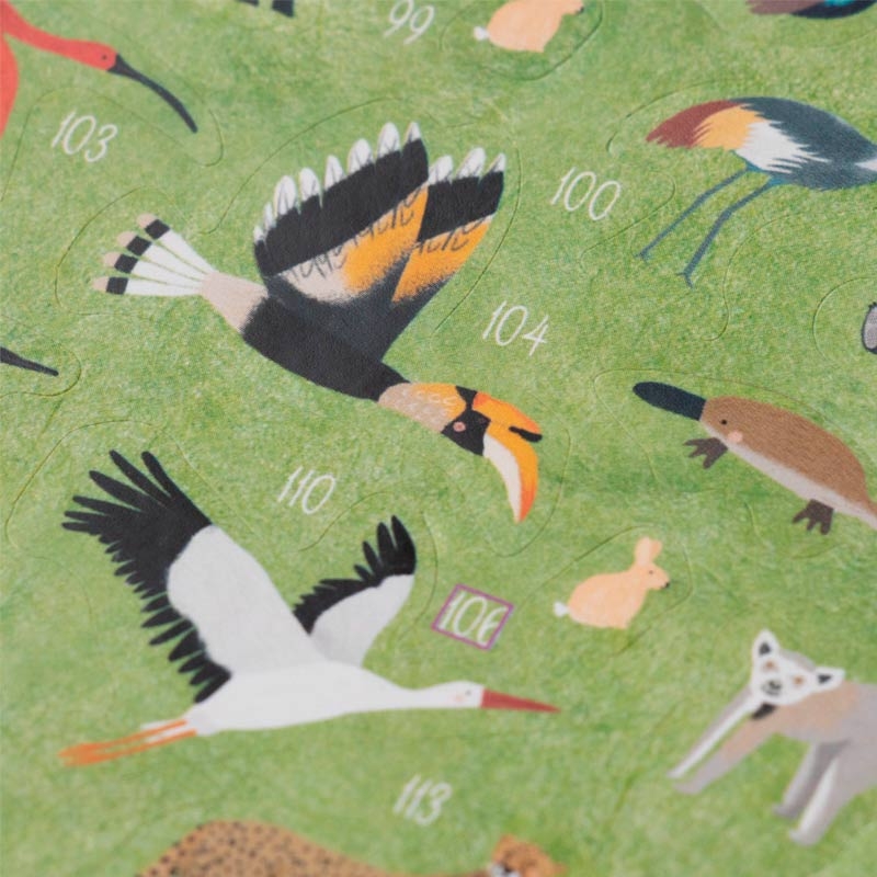 Póster Mapamundi + Pegatinas "Animal World" de Londji - Aúpa Organics