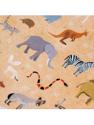Póster Mapamundi + Pegatinas "Animal World" de Londji - Aúpa Organics