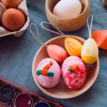 Adornos de Pascua Sunrise Eggs de Grapat | Aúpa Organics