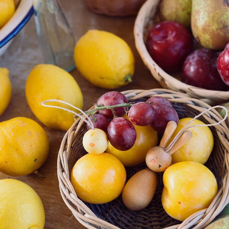 Adornos de Pascua Hop & Peep de Grapat | Aúpa Organics