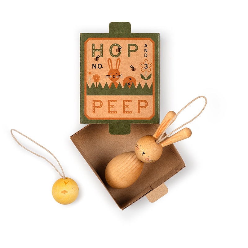 Adornos de Pascua Hop & Peep de Grapat | Aúpa Organics