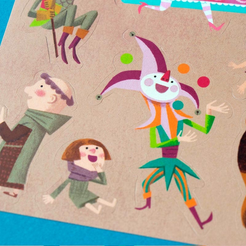 Pegatinas Removibles de Papel "Stickers Medieval" de Londji - Aúpa Organics