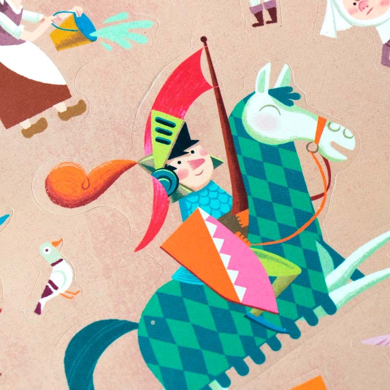 Pegatinas Removibles de Papel "Stickers Medieval" de Londji - Aúpa Organics