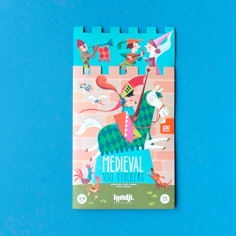 Pegatinas Removibles de Papel "Stickers Medieval" de Londji - Aúpa Organics