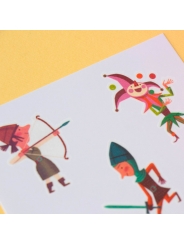 Calcomanías Infantiles Tattoos Characters de Londji - Aúpa Organics