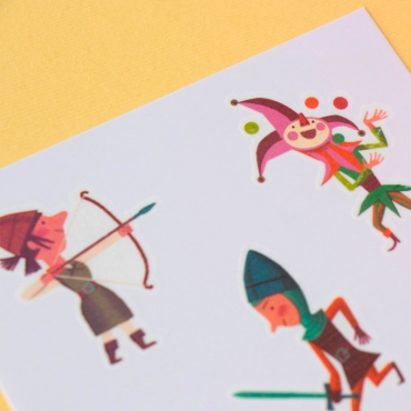 Calcomanías Infantiles Tattoos Characters de Londji - Aúpa Organics