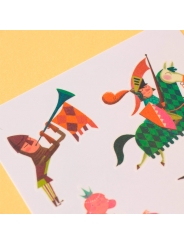 Calcomanías Infantiles Tattoos Characters de Londji - Aúpa Organics