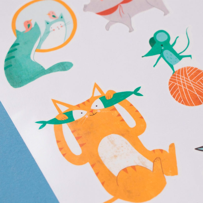 Calcomanías Infantiles Tattoos Characters de Londji - Aúpa Organics