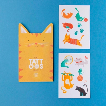 Calcomanías Infantiles Tattoos Characters de Londji - Aúpa Organics