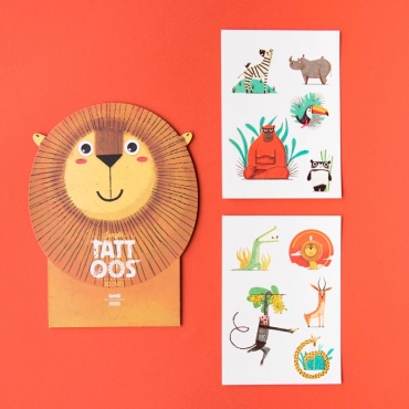 Calcomanías Infantiles Tattoos Characters de Londji - Aúpa Organics