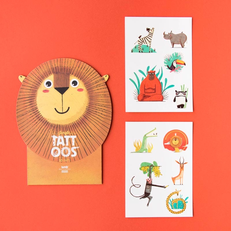 Calcomanías Infantiles Tattoos Characters de Londji - Aúpa Organics