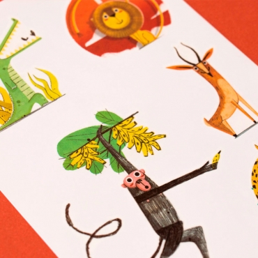 Calcomanías Infantiles Tattoos Characters de Londji - Aúpa Organics