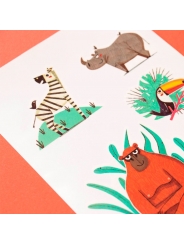 Calcomanías Infantiles Tattoos Characters de Londji - Aúpa Organics