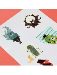 Calcomanías Infantiles Tattoos Characters de Londji - Aúpa Organics