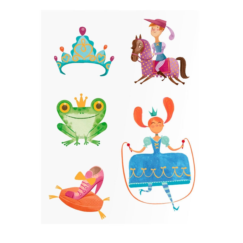 Calcomanías Infantiles Tattoos Characters de Londji - Aúpa Organics