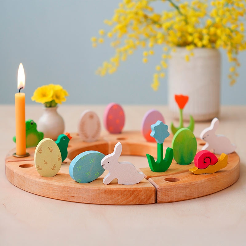 2 Huevos de Pascua "Florales" Anillo de Cumpleaños - Aúpa Organics