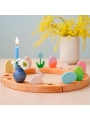 2 Huevos de Pascua "Florales" Anillo de Cumpleaños - Aúpa Organics