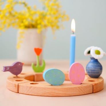 2 Huevos de Pascua "Florales" Anillo de Cumpleaños - Aúpa Organics