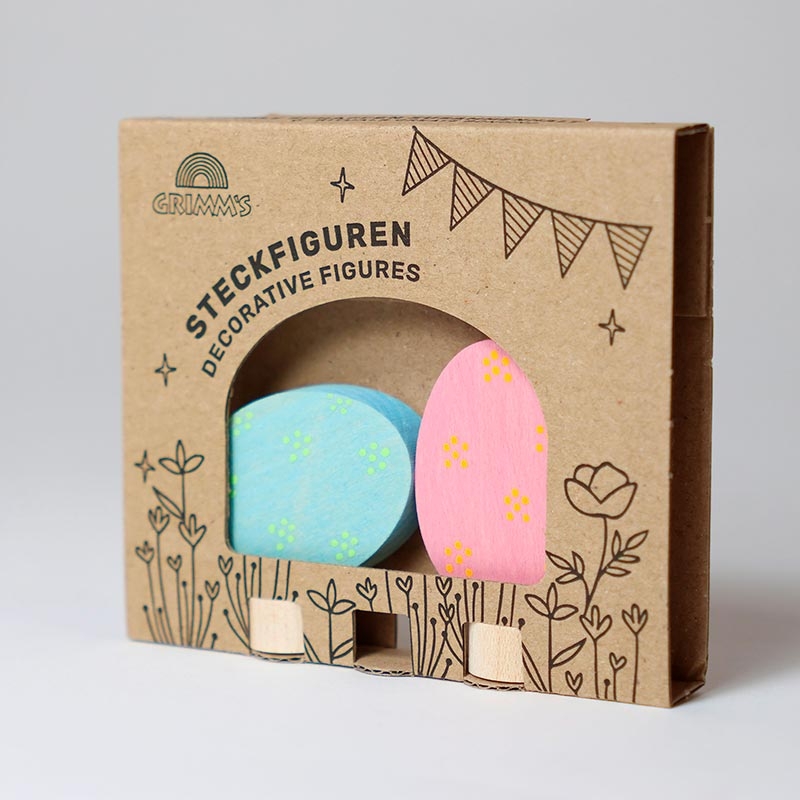 2 Huevos de Pascua "Florales" Anillo de Cumpleaños - Aúpa Organics