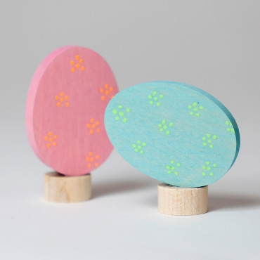 2 Huevos de Pascua "Florales" Anillo de Cumpleaños - Aúpa Organics