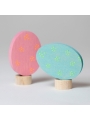 2 Huevos de Pascua "Florales" Anillo de Cumpleaños - Aúpa Organics