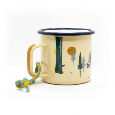 Taza de Acero Esmaltado Wild & Free - Aúpa Organics