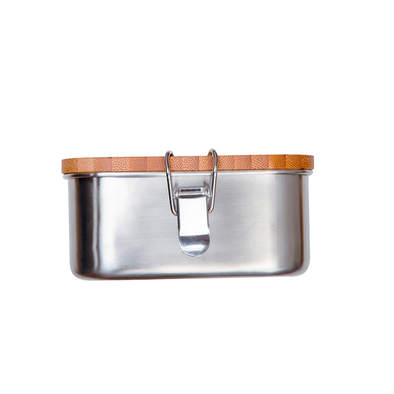 Fiambrera de Acero Inoxidable y Bambú 1200 ml Wild & Free - Aúpa Organics