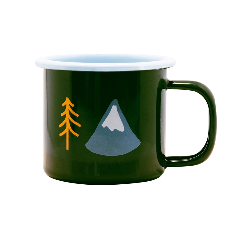 Taza Infantil de Acero Esmaltado Forest - Aúpa Organics