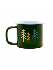 Taza Infantil de Acero Esmaltado Forest - Aúpa Organics
