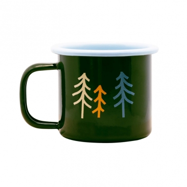 Taza Infantil de Acero Esmaltado Forest - Aúpa Organics